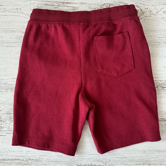 *3/$20* POLO RALPH LAUREN Color Block Logo Sweatpants Shorts XL 9-10 Burgundy - Picture 4 of 6